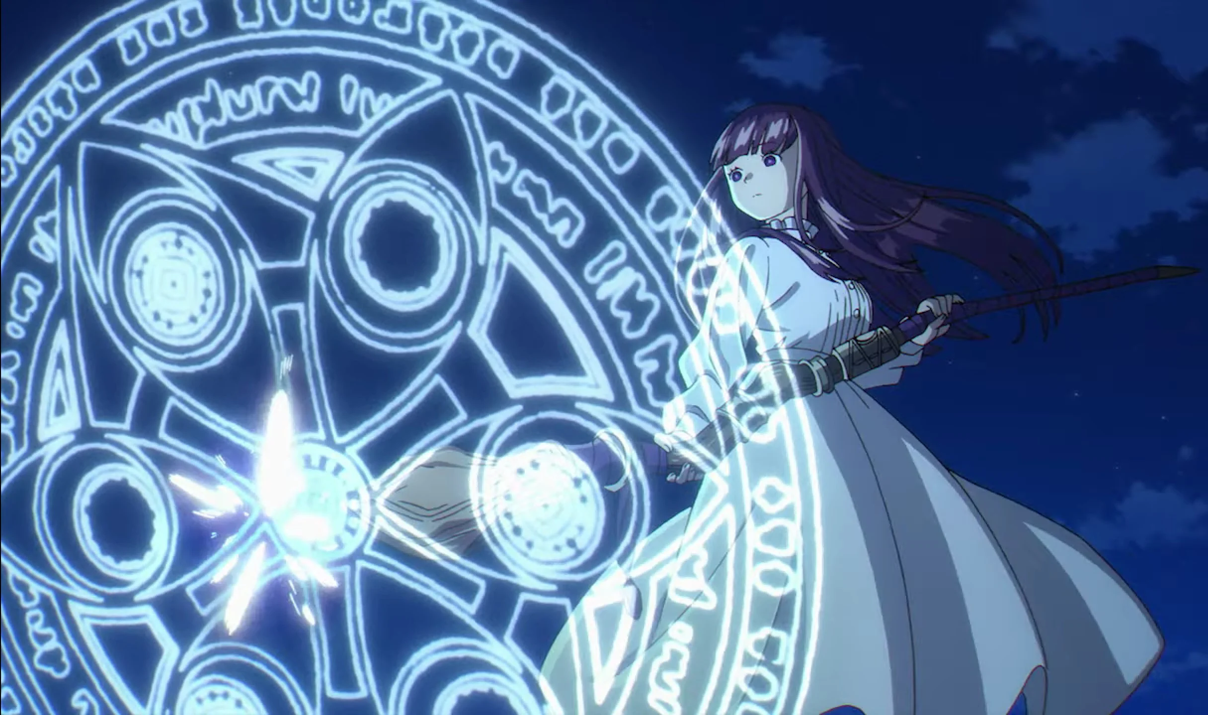 Fern calmly blocking Zoltraak after the spell became standard modern magic