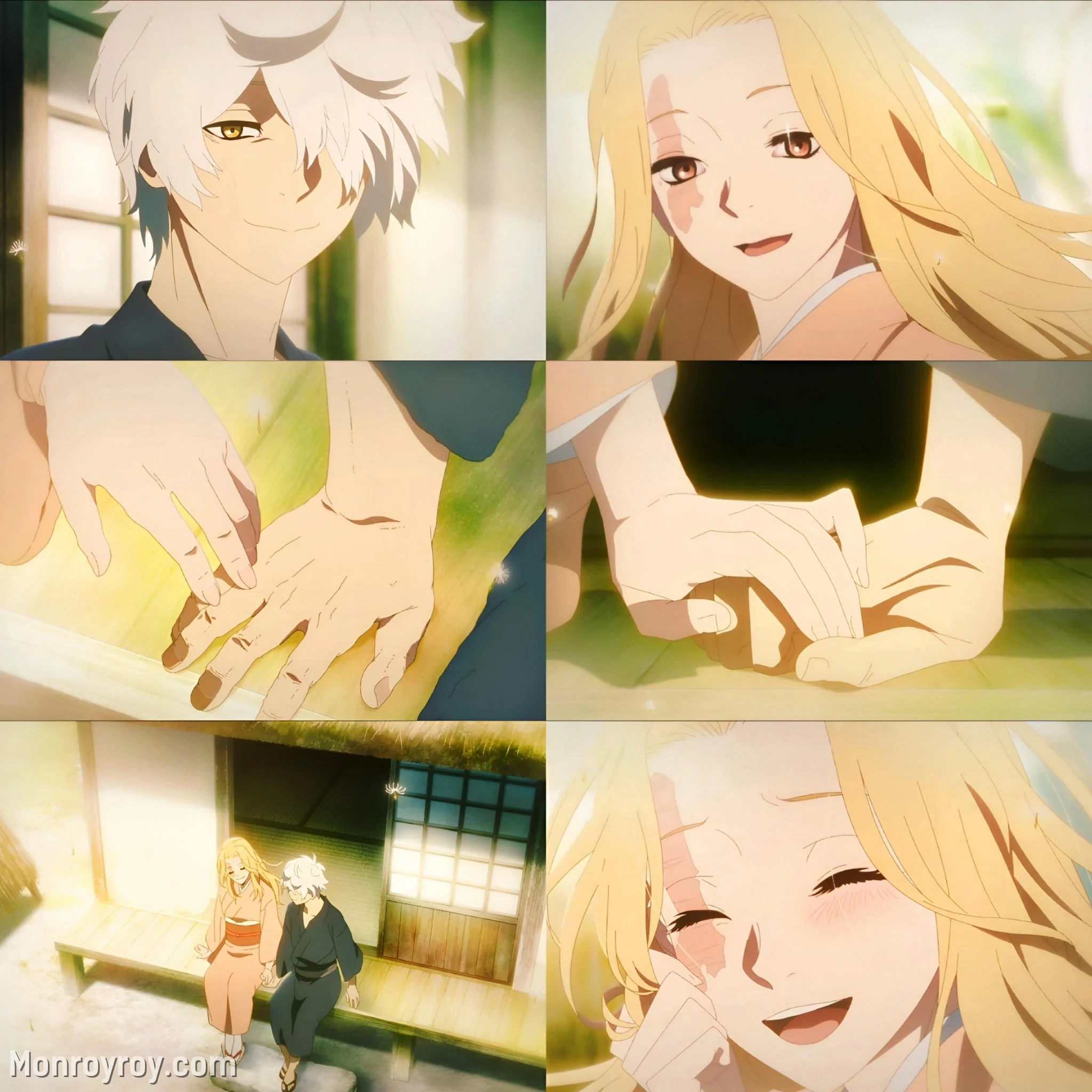 Gabimaru and Yui showing how love restores his humanity