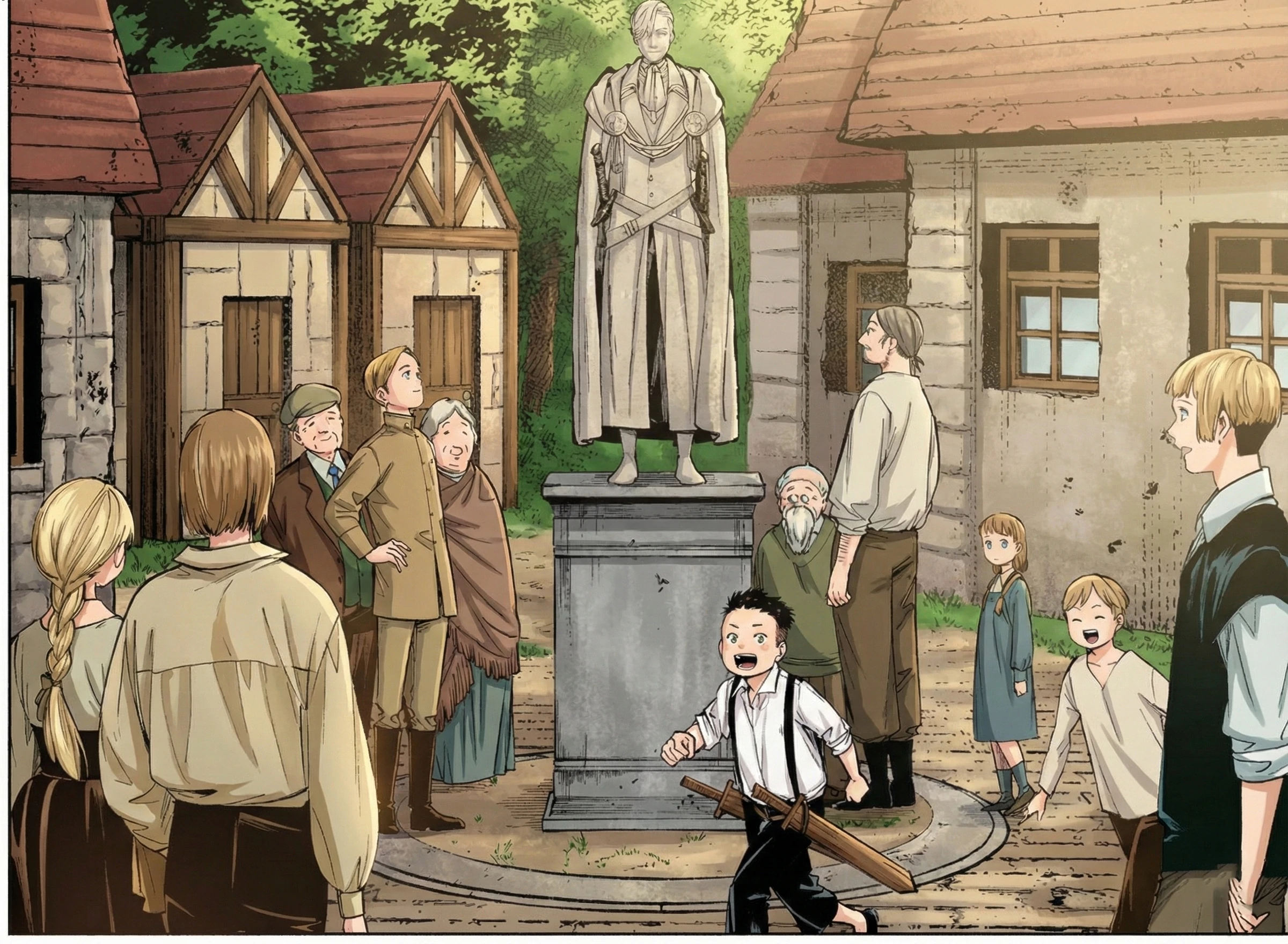 Statue of the Hero of the South remembered by the people of Fabel Village