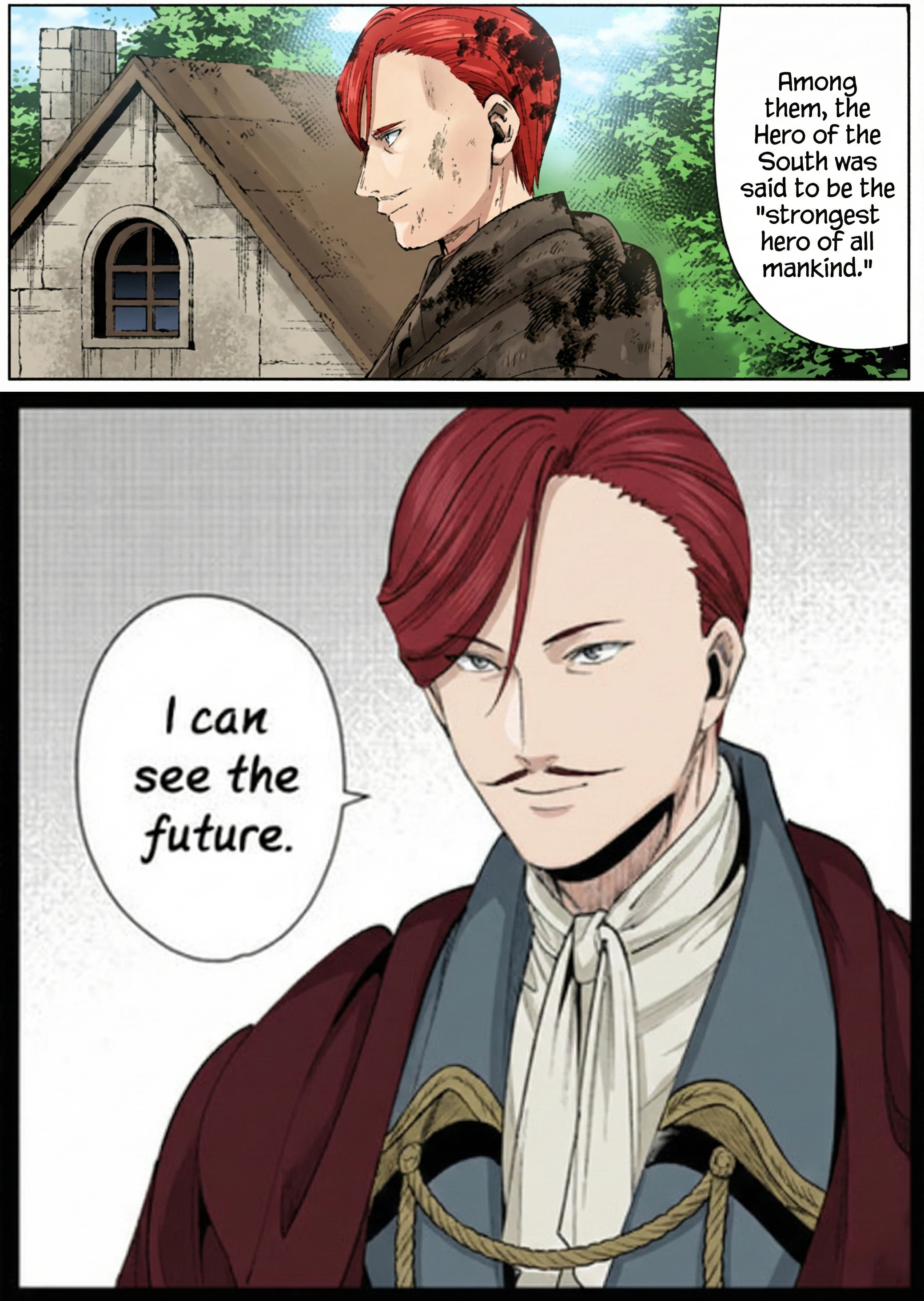 Hero of the South shown as humanity’s strongest hero with perfect future sight