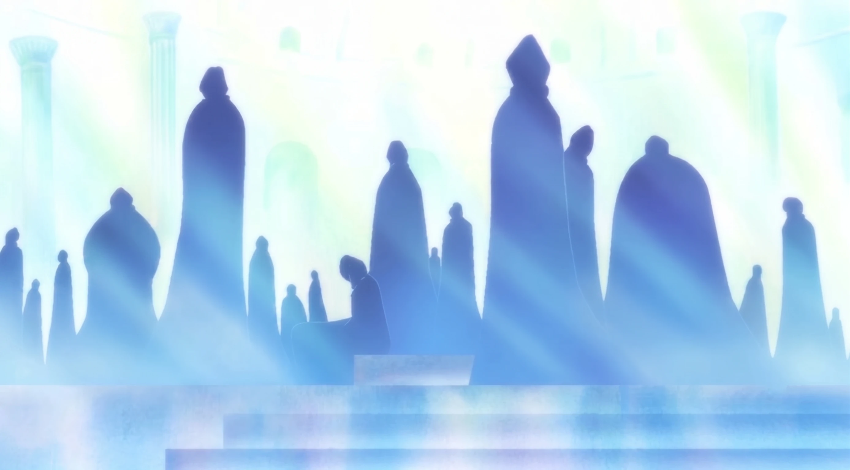 Imu binding the founding kings to their weapons through a dark Covenant