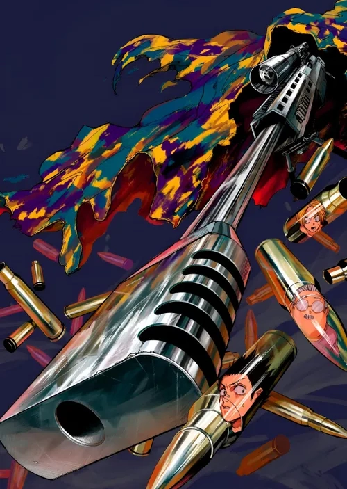 Kamihate aiming at a target from eight kilometers away