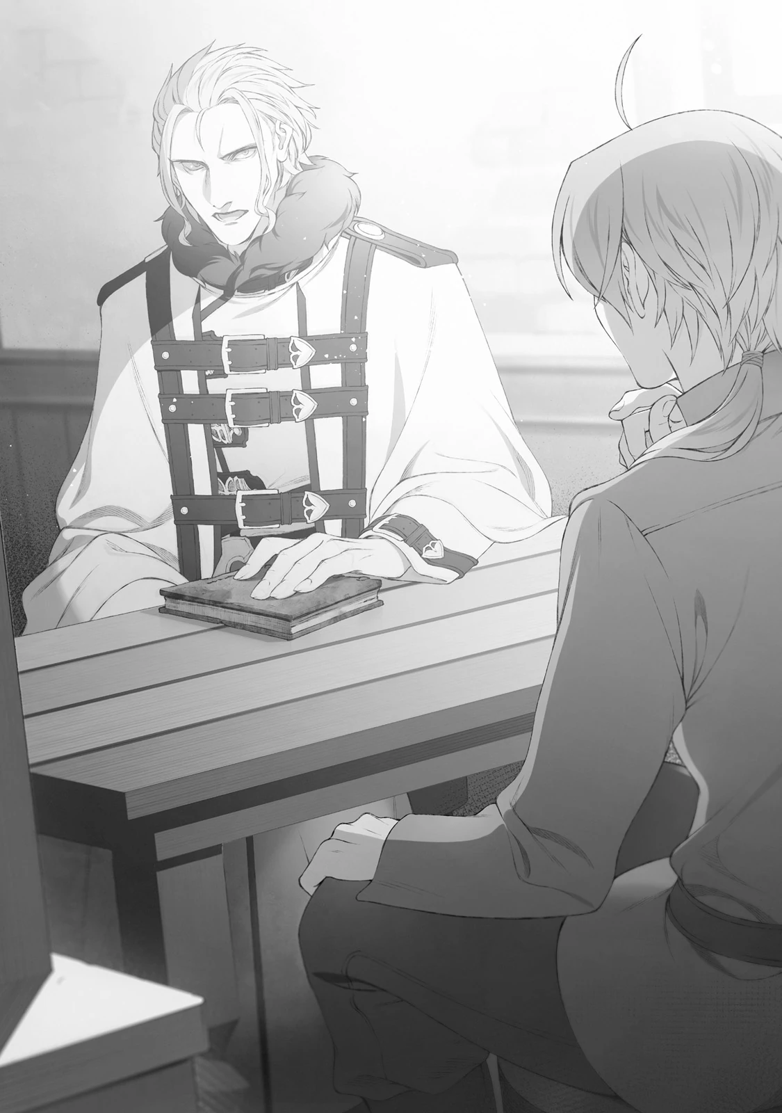 Orsted speaking honestly with Rudeus after the Asura Kingdom operation