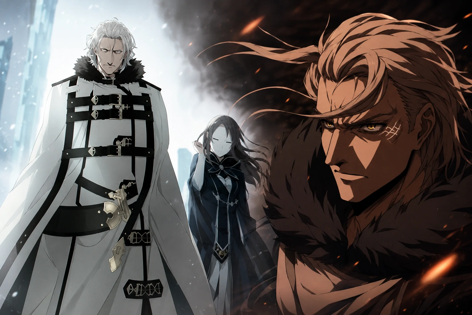 Orsted Mushoku Tensei character analysis showing the feared Dragon God beside Rudeus and his family