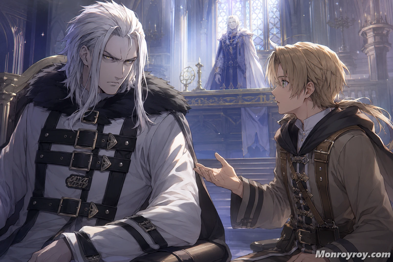 Orsted rejecting the Dragon King title while Rudeus and Perugius are connected to the discussion