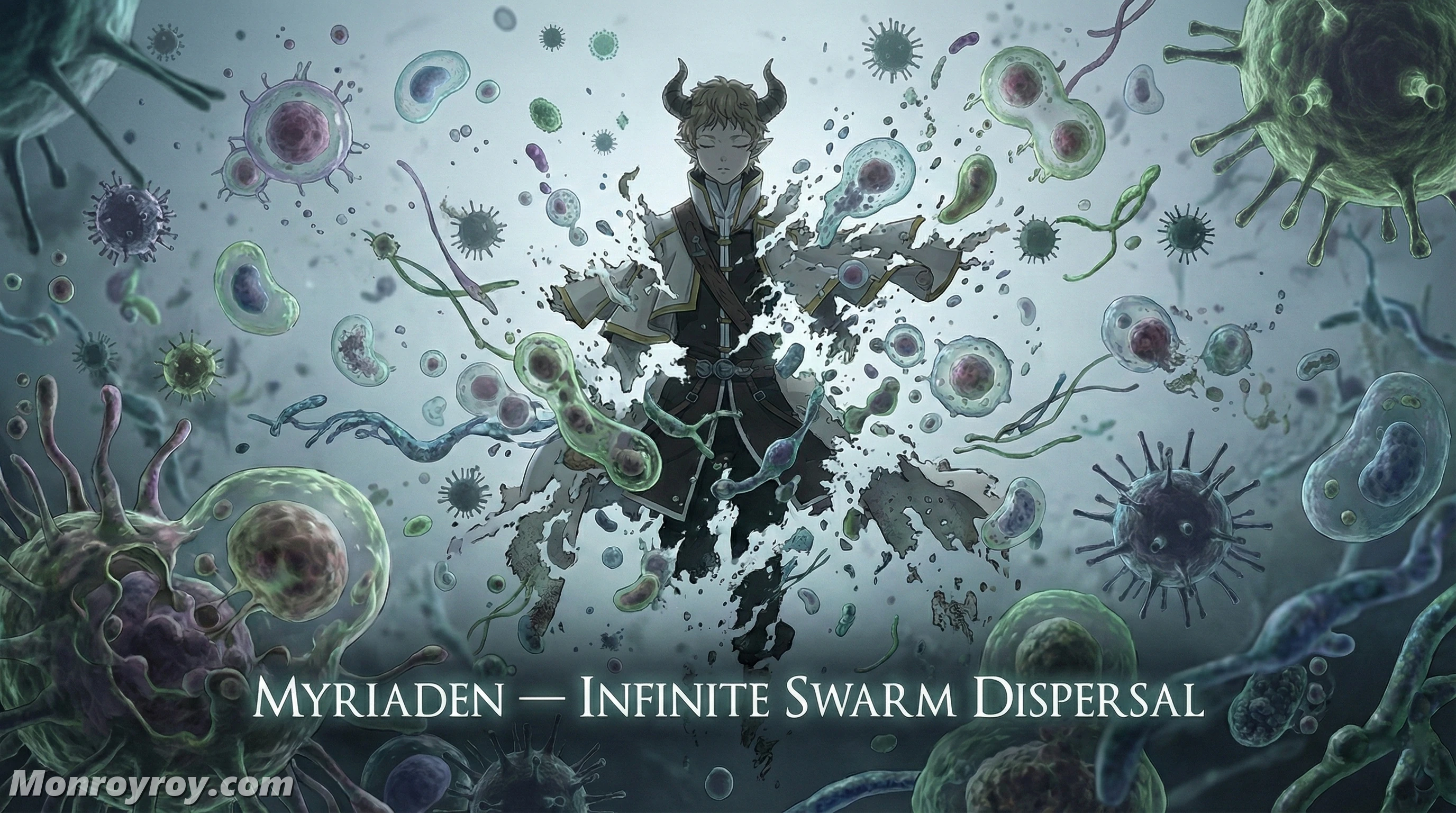 Hypothetical Sage Pest spreading as a magical swarm before Macht turns the entire cloud into gold