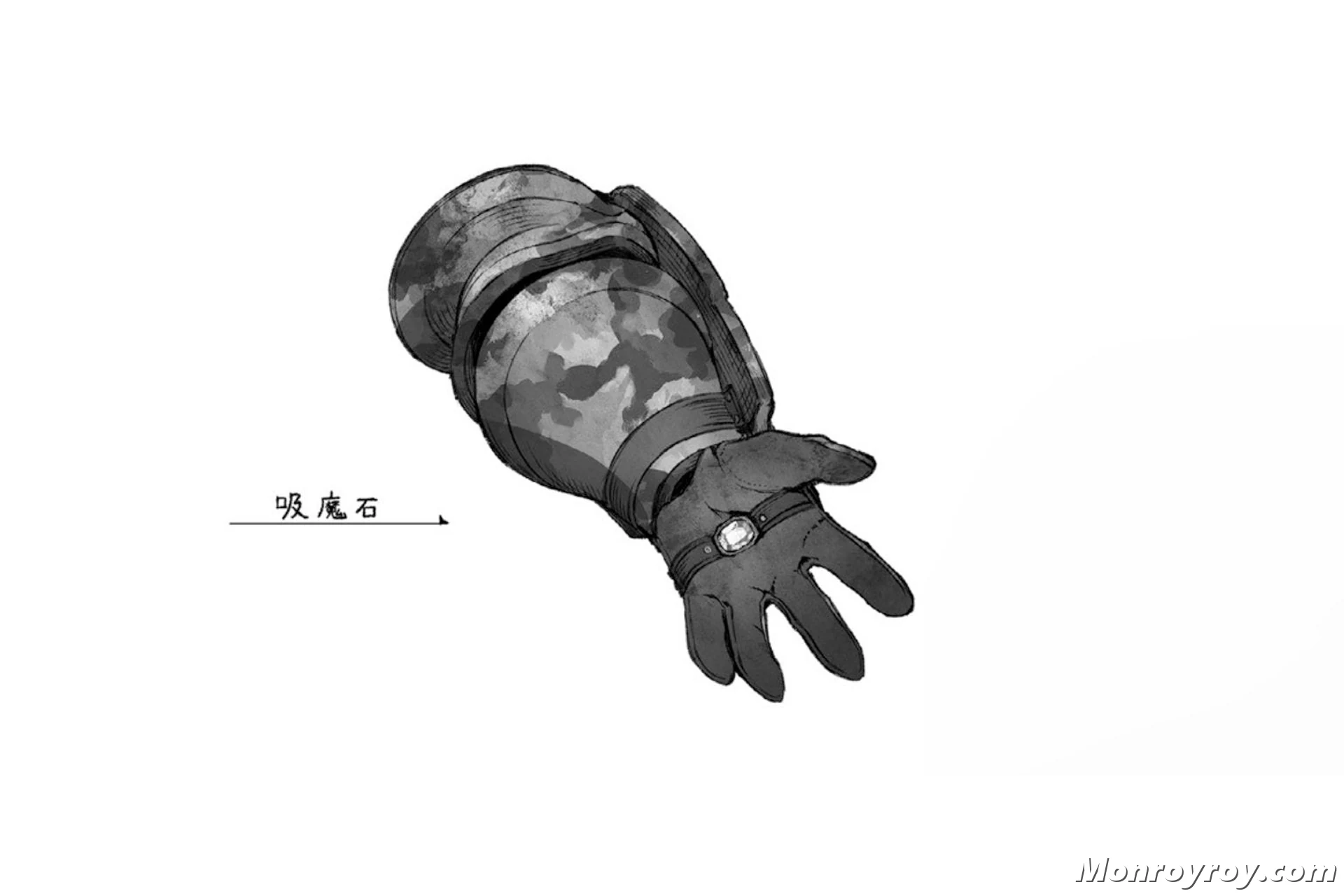 Rudeus using Zariff’s Prosthetic Arm