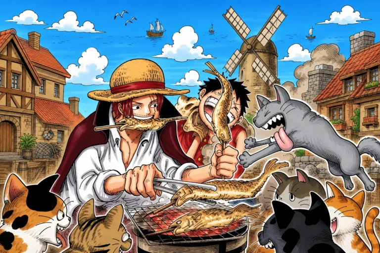 One Piece Chapter 1190: Gaban Forces Luffy to Face the Price of Becoming Pirate King