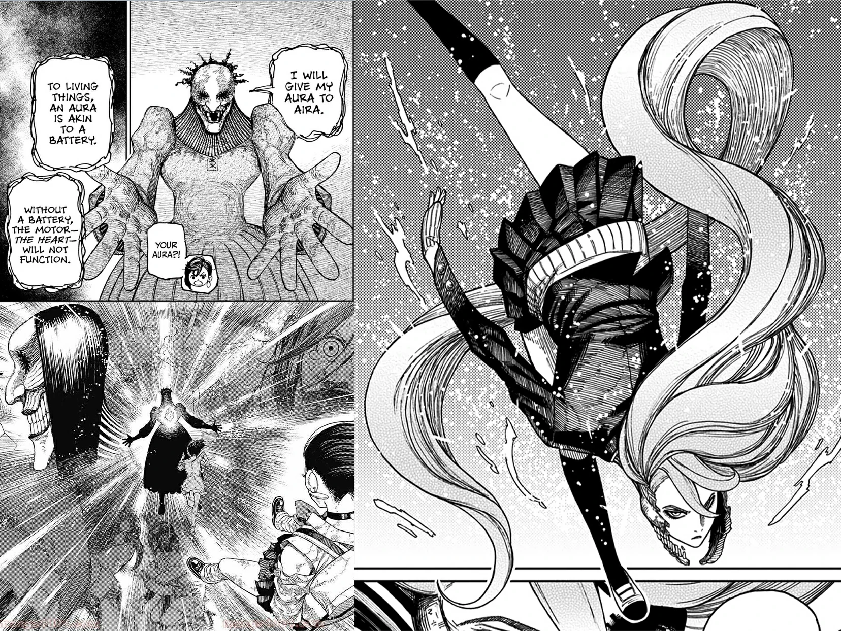 Aira Shiratori receiving Acrobatic Silky spiritual power through a life force transfer
