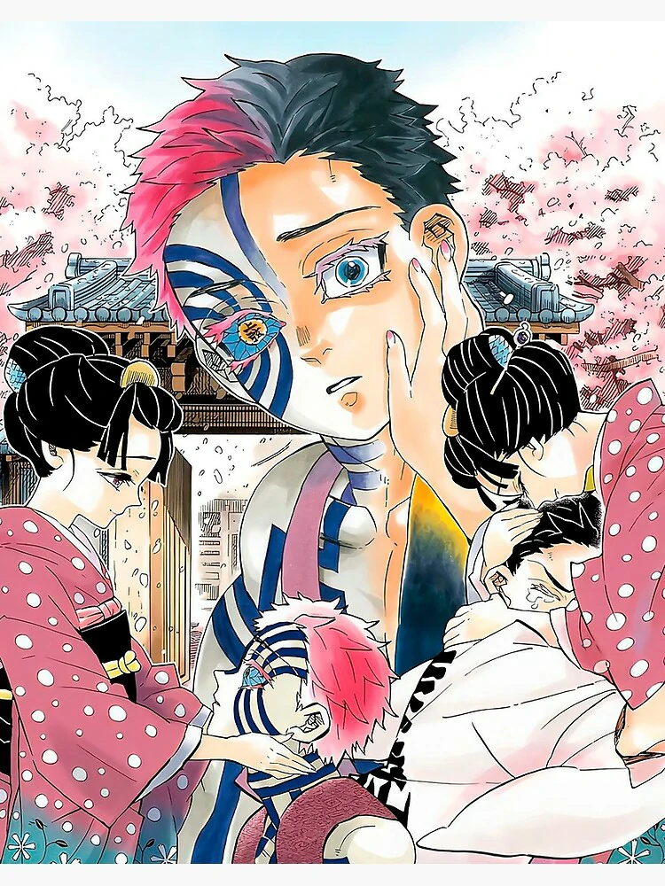 Hakuji reuniting with Koyuki Keizo and his father after Akaza accepts defeat